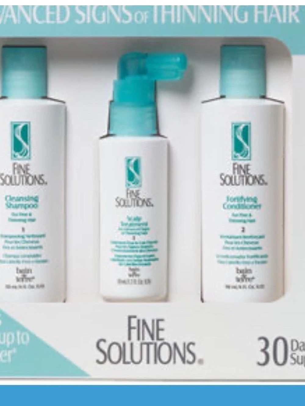 Bain de Terre' Fine Solutions Advanced Signs of Thinning Hair Starter Kit 3PC